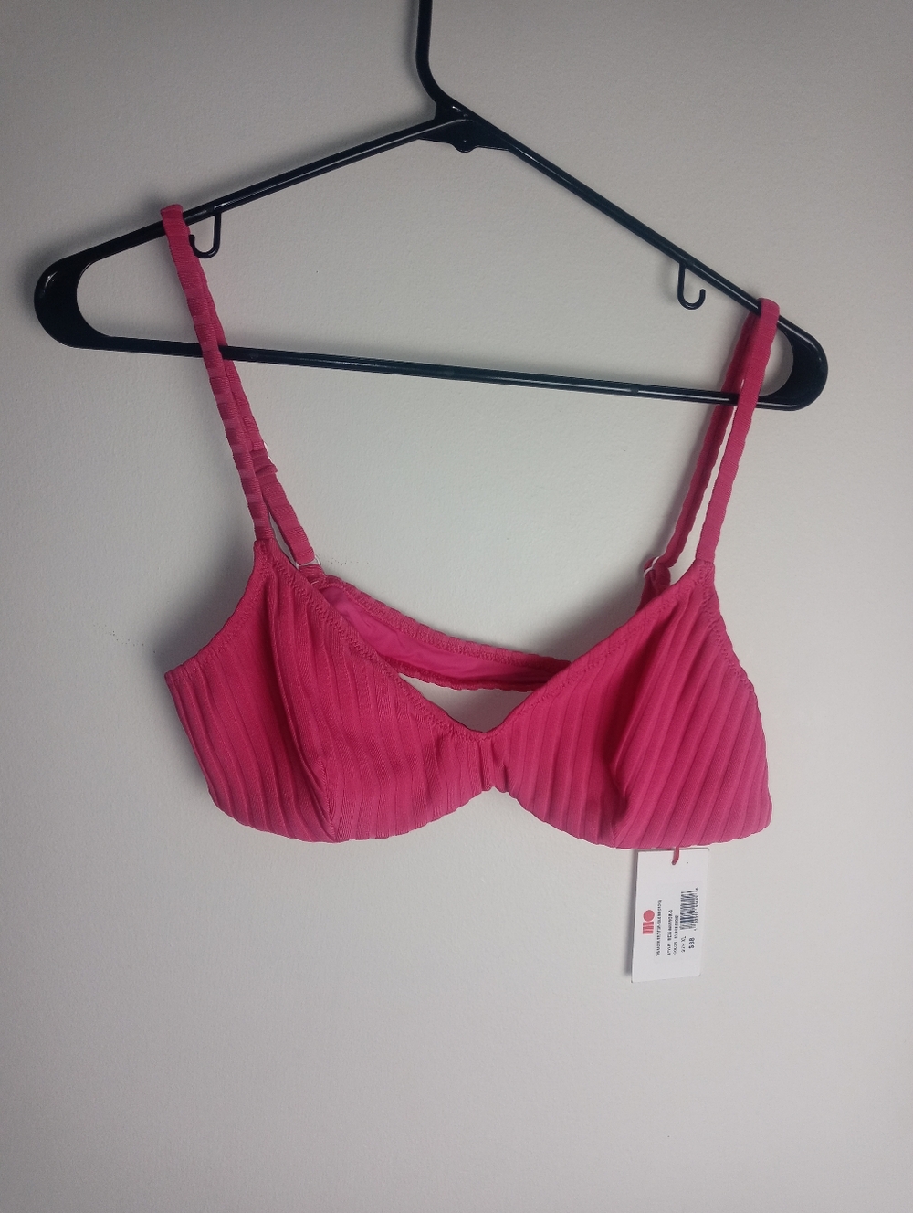 Solid & Striped The Rachel Belt Bikini Top Size XL